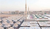250 awnings protect worshippers at Prophet’s Mosque from hot sun